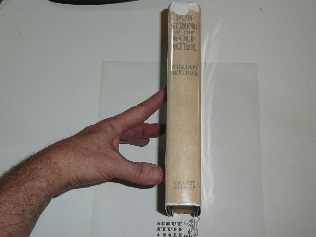 Don Strong of the Wolf Patrol, By William Heyliger, Every Boy's Library Edition, Type Three Binding with dust jacket
