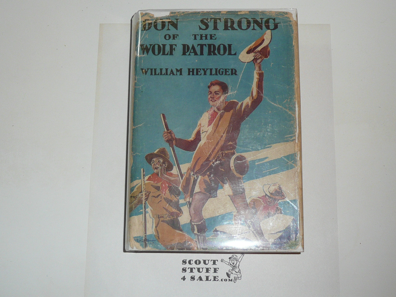 Don Strong of the Wolf Patrol, By William Heyliger, Every Boy's Library Edition, Type Three Binding with dust jacket #2