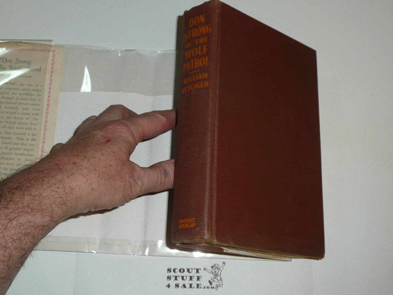Don Strong of the Wolf Patrol, By William Heyliger, Every Boy's Library Edition, Type Three Binding with dust jacket #2