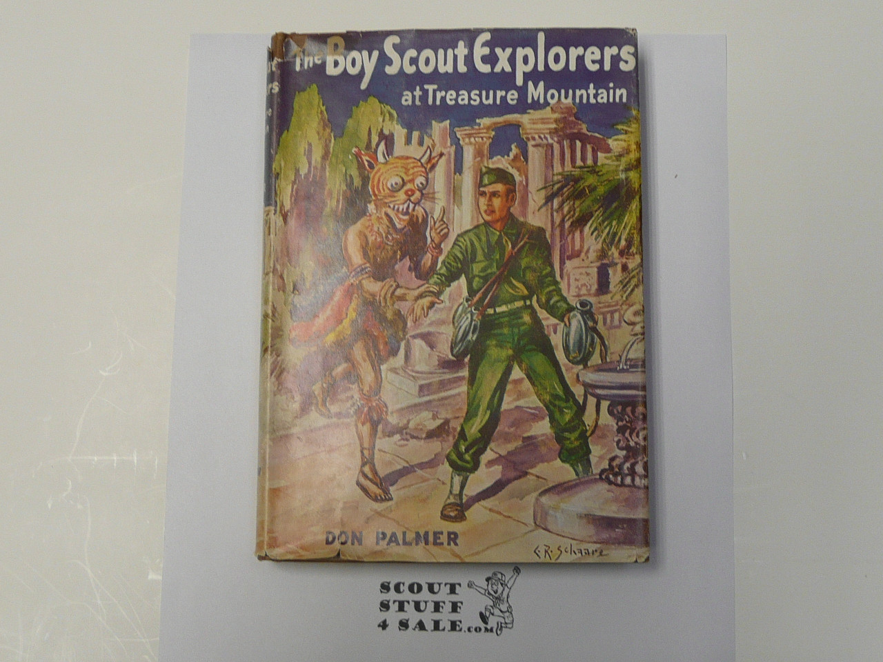 The Boy Scout Explorers at Treasure Mountain, by Don Palmer, 1955, Boy Scout Story Book, With Dust Jacket