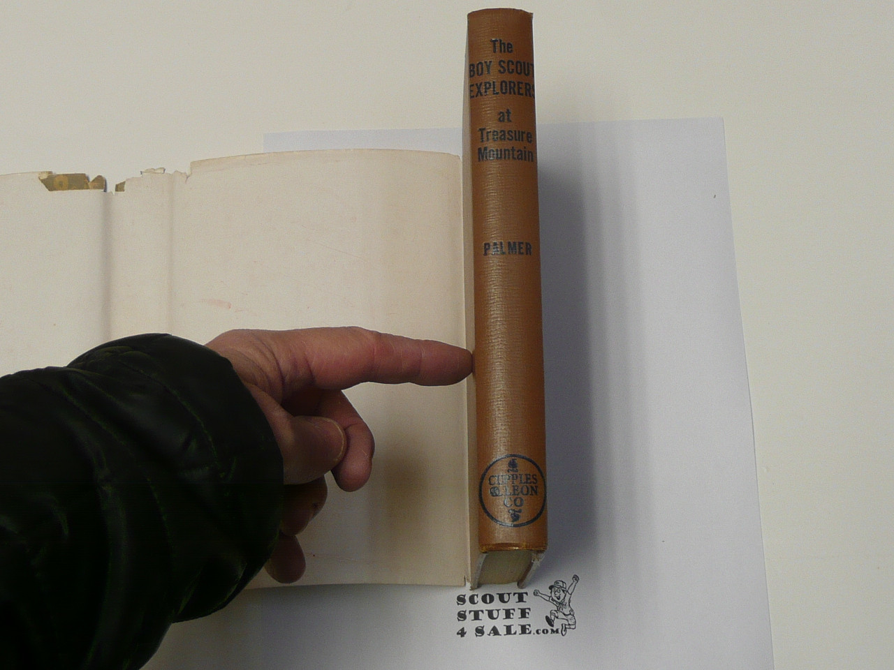 The Boy Scout Explorers at Treasure Mountain, by Don Palmer, 1955, Boy Scout Story Book, With Dust Jacket