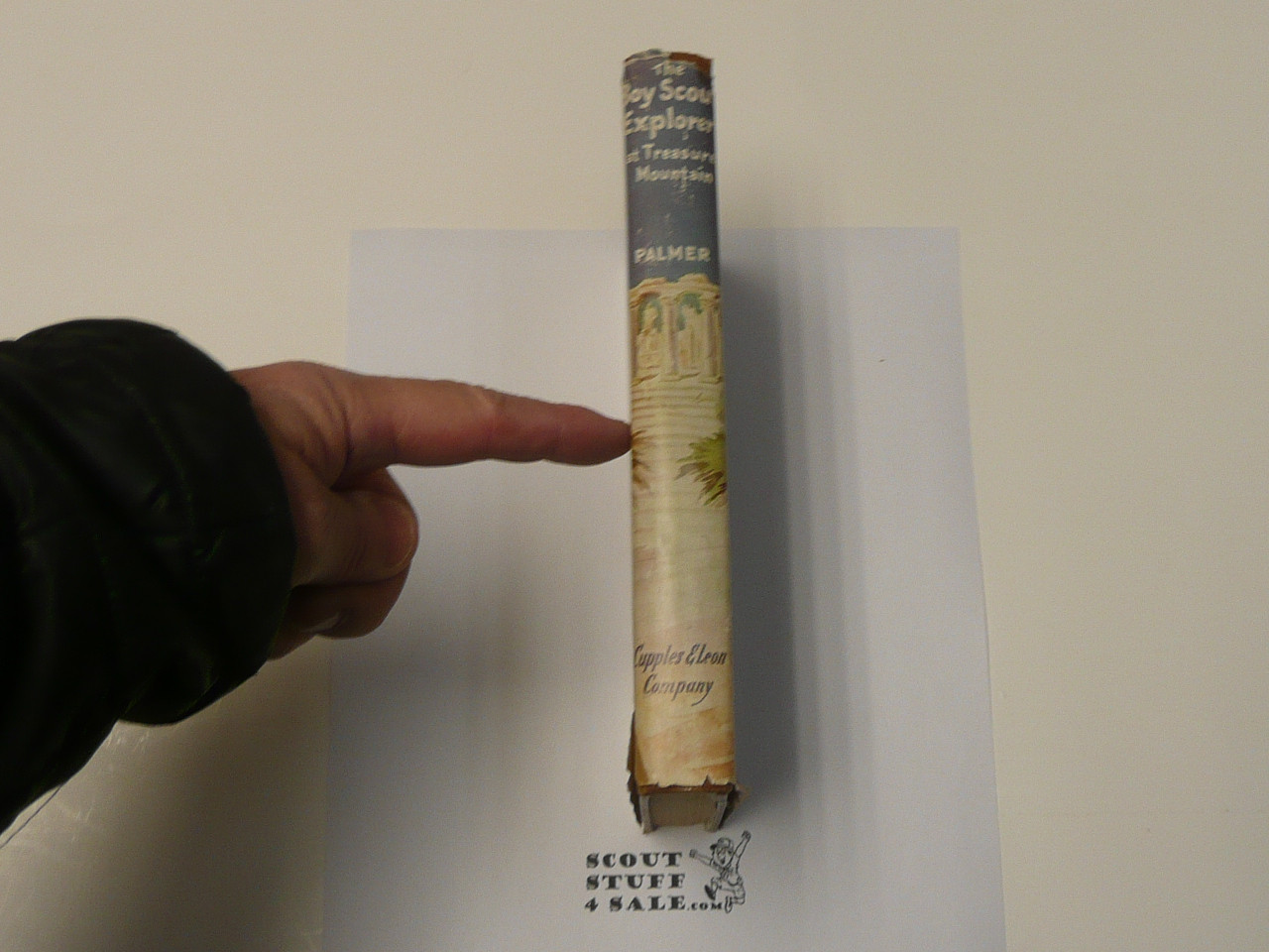 The Boy Scout Explorers at Treasure Mountain, by Don Palmer, 1955, Boy Scout Story Book, With Dust Jacket