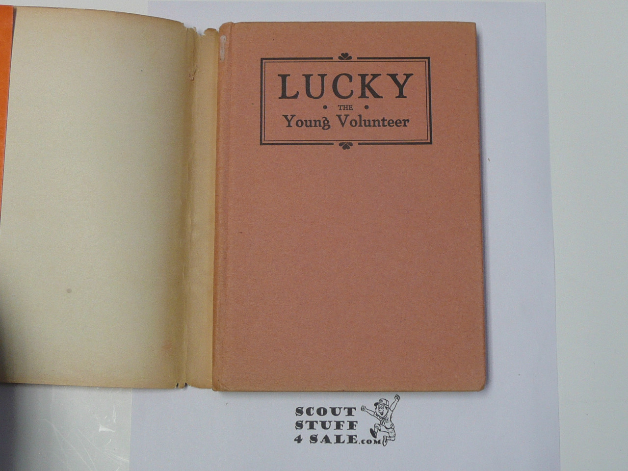Lucky the Young Volunteer, by Elmer Sherwood, Boy Scout Story Book, With Dust Jacket