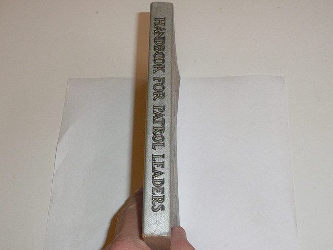 1936 Handbook For Patrol Leaders, First Edition, Sixth Printing, Lite use