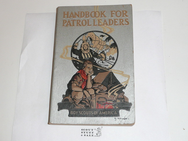 1936 Handbook For Patrol Leaders, First Edition, Sixth Printing, Lite use