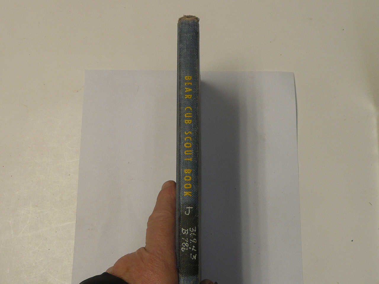 1955 Bear Cub Scout Handbook, 1-55 Printing, RARE Library Hardbound