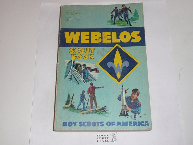 1982 Webelos Cub Scout Handbook, 8-82 Printing, near MINT