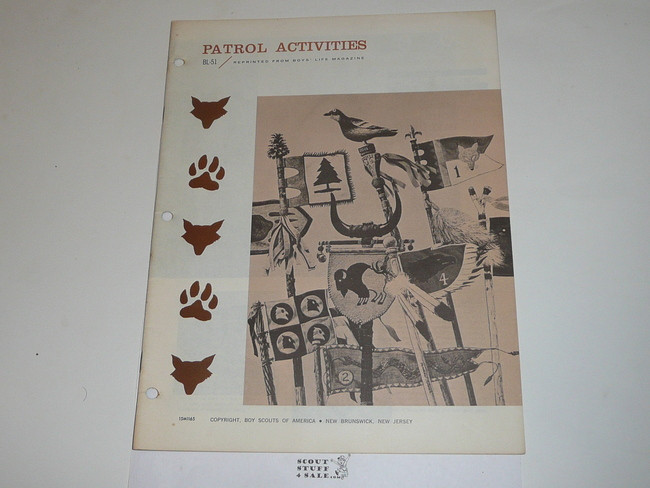 Patrol Activities Boys' Life Reprint #BL-51, 3-65 Printing