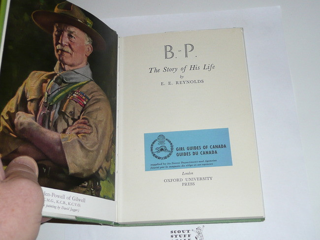 1958 B-P The Story of His Life, By E.E. Reynolds, with dust jacket