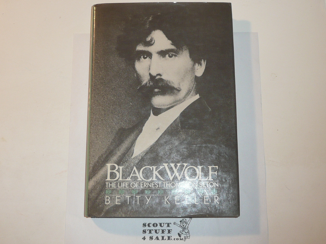 1984 Black Wolf, The Life of Ernest Thompson Seton, By Betty Keller, First printing, with Dust Jacket