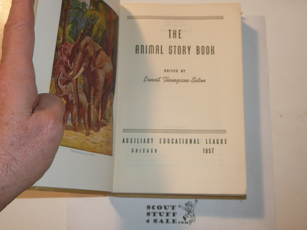 1952 The Animal Story Book, Edited by Ernest Thompson Seton, 1957 Printing