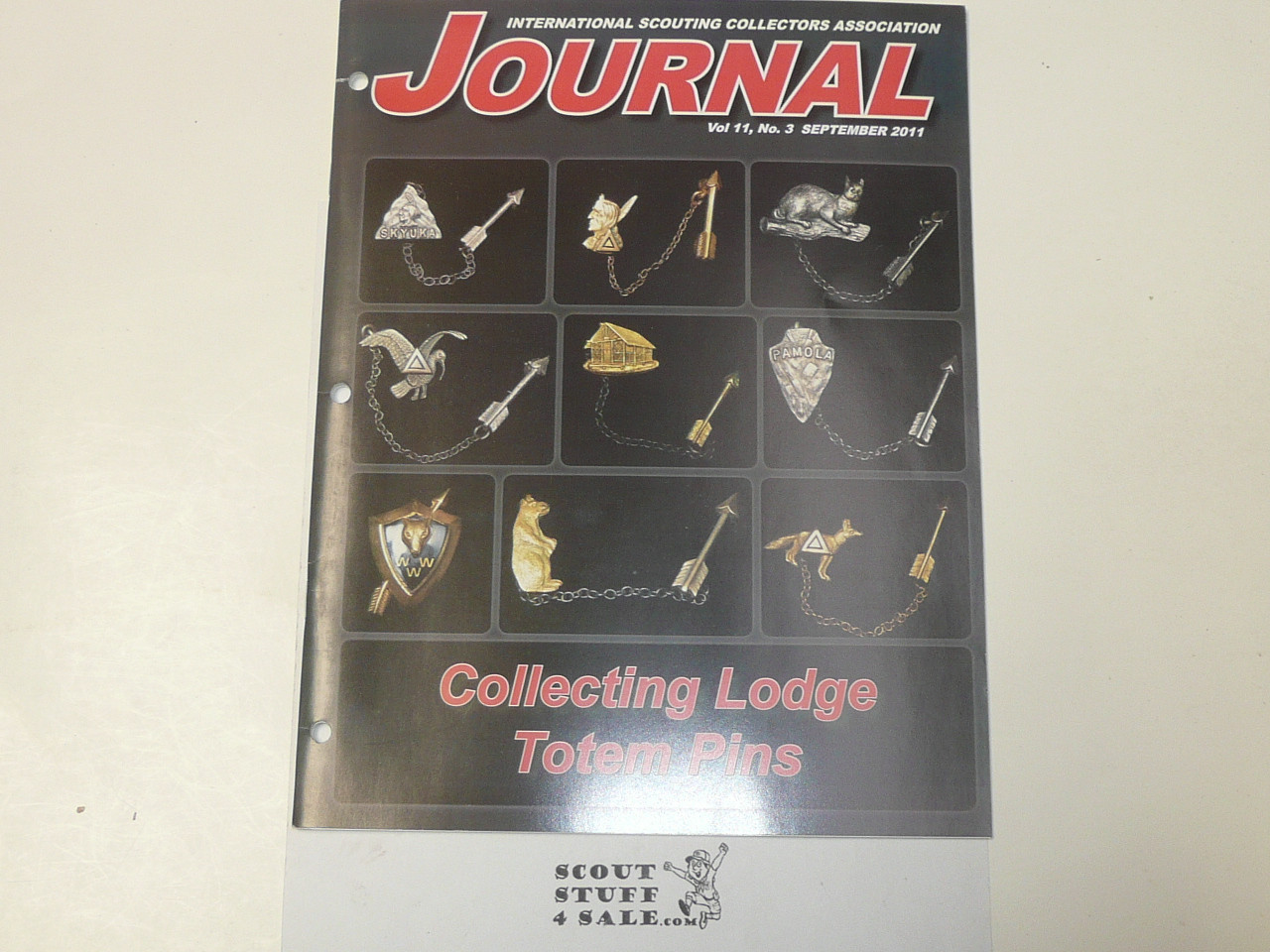 The International Scouting Collectors Association (ISCA) Journal, 2011 September, Vol 11 #3