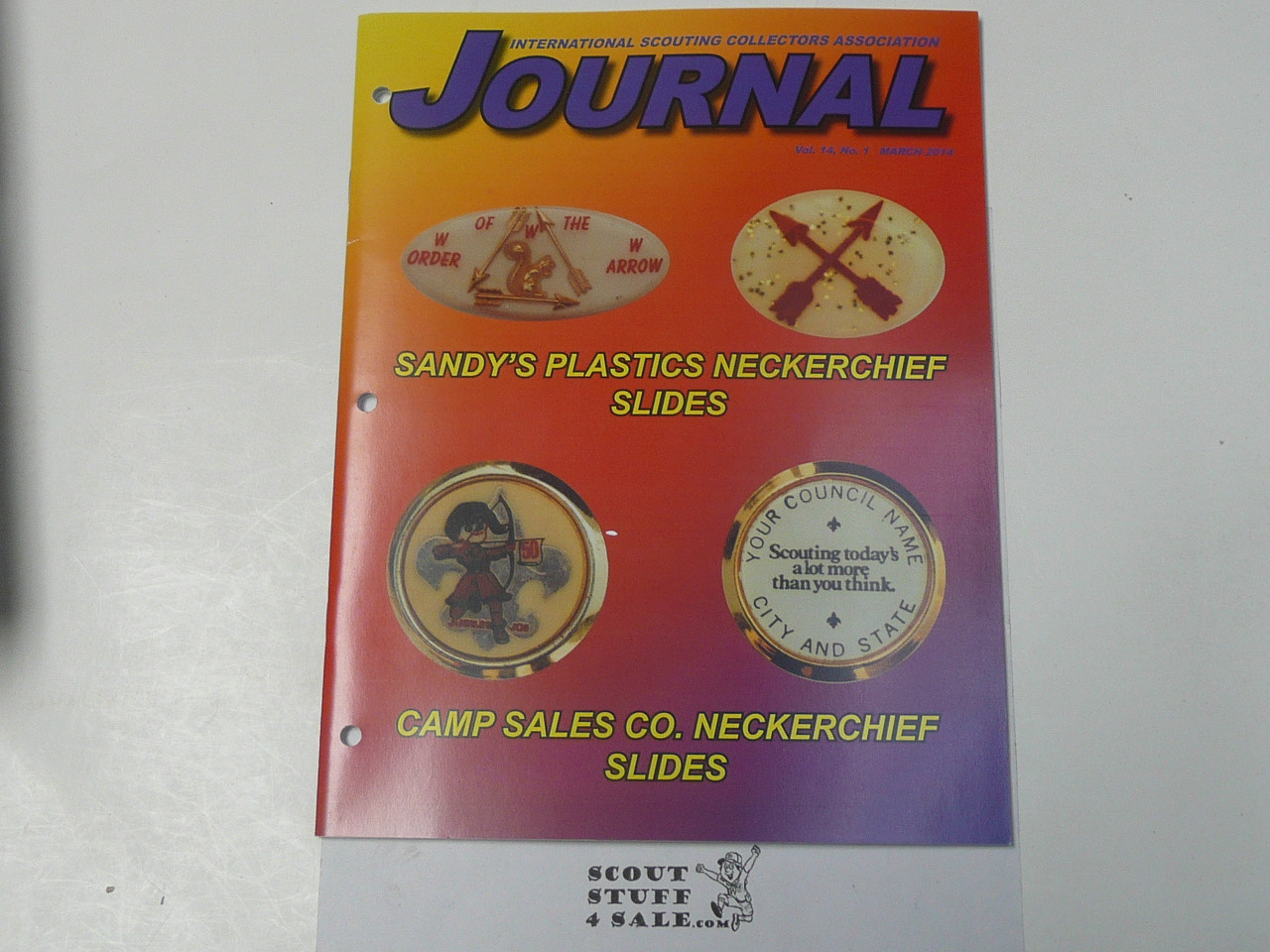 The International Scouting Collectors Association (ISCA) Journal, 2014 March, Vol 14 #1
