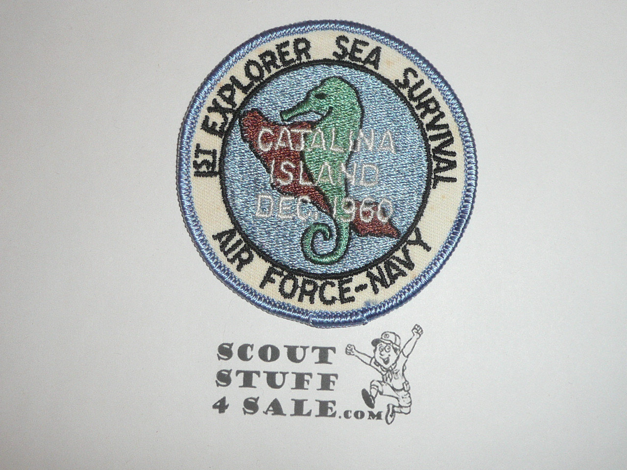 1960 1st Explorer Scout Sea Survival Patch - Catalina Island, California
