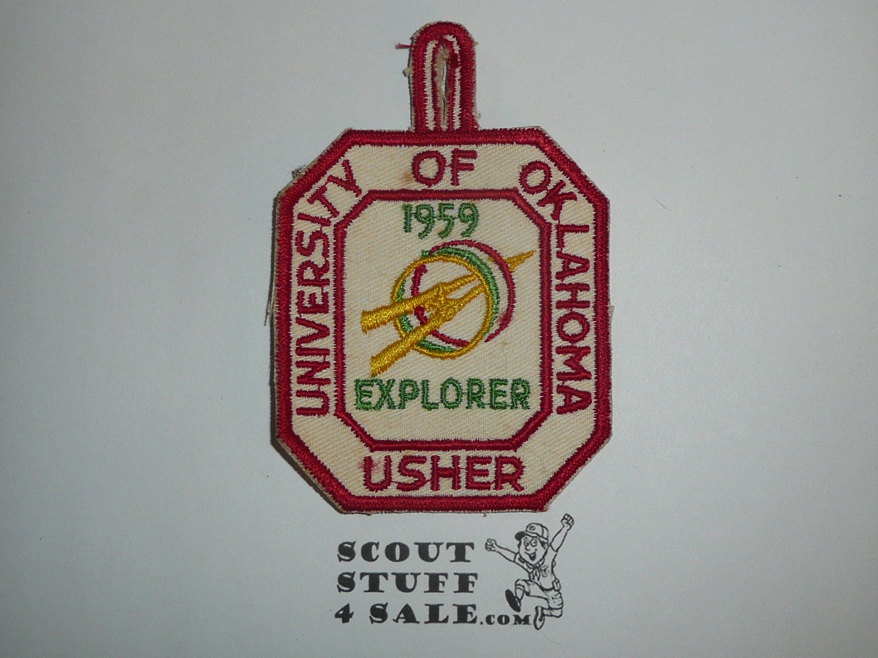 1959 University of Oaklahoma Explorer Usher Patch