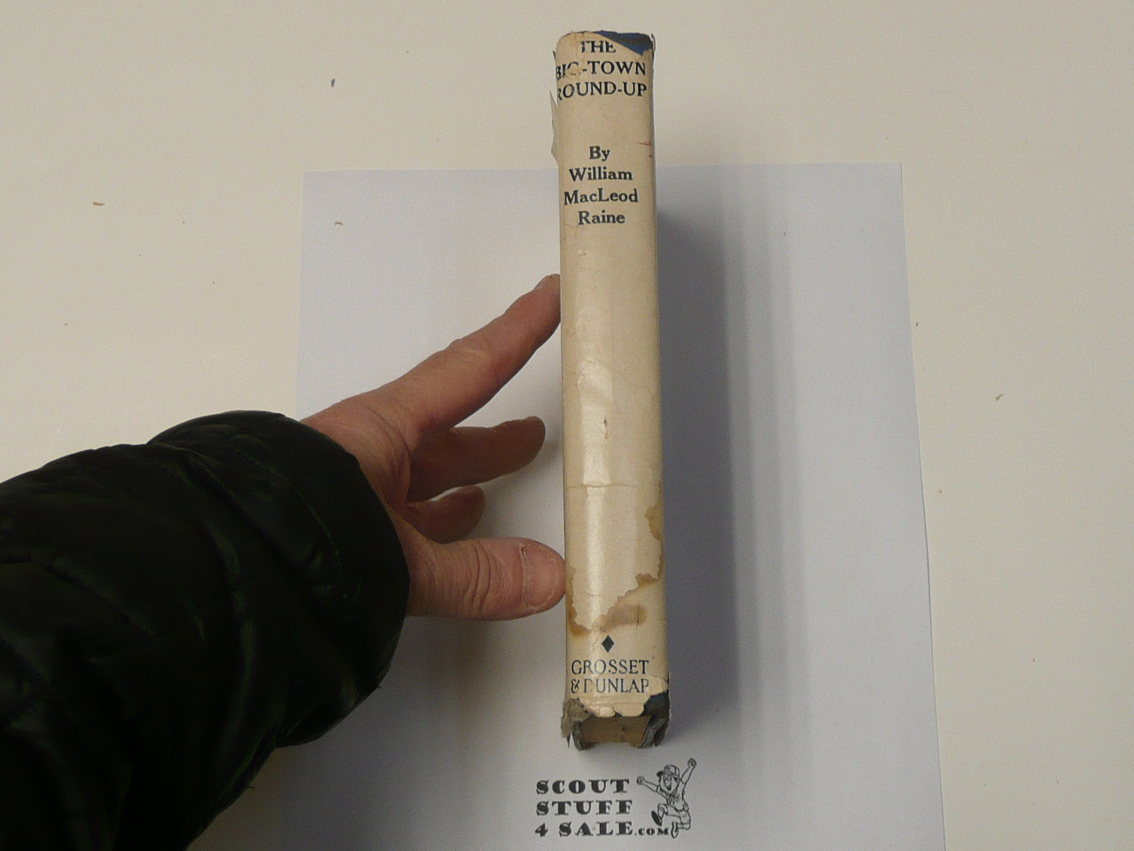 The Big-Town Round-Up, By William MacLeod Raine, 1920 First Edition, with Dust Jacket