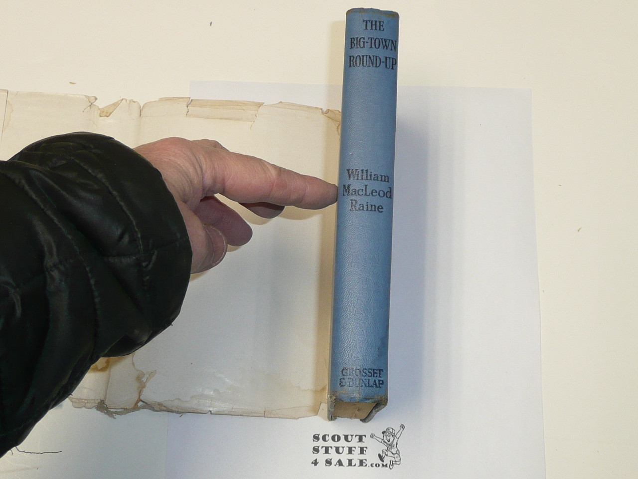 The Big-Town Round-Up, By William MacLeod Raine, 1920 First Edition, with Dust Jacket