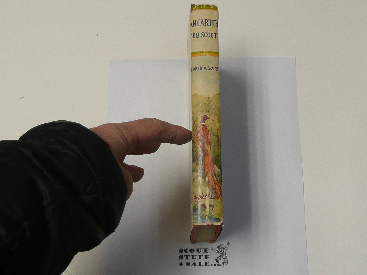 Dan Carter Cub Scout, By Mildred A. Wirt, 1949, Hardbound with Dust Jacket, Boy Scout Story Book