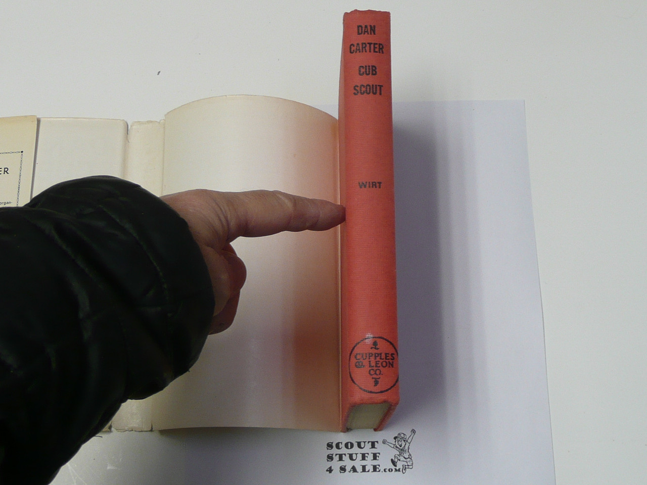 Dan Carter Cub Scout, By Mildred A. Wirt, 1949, Hardbound with Dust Jacket, Boy Scout Story Book