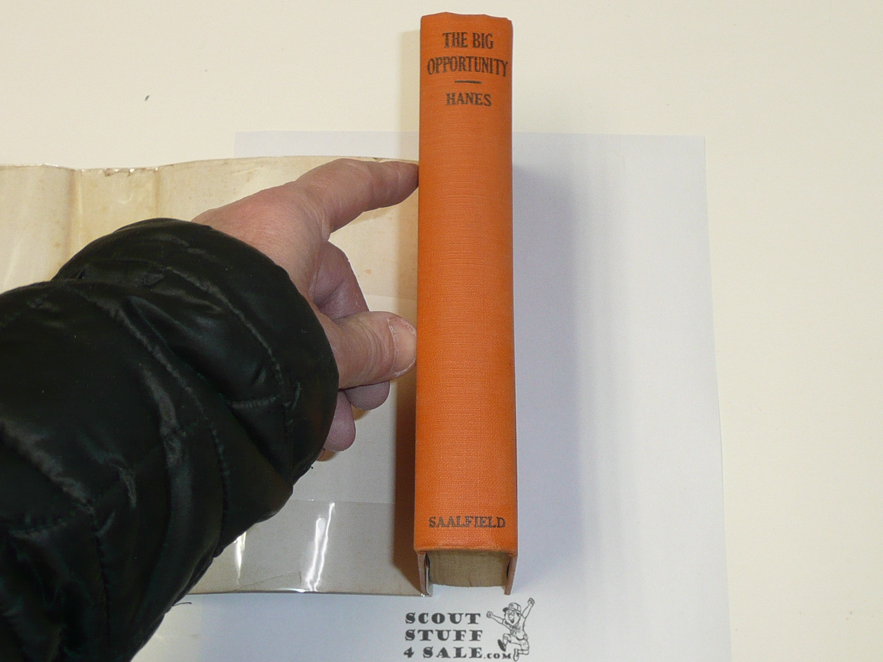 The Big Opportunity, By De Witt Hanes, 1934, Hardbound with dust jacket, Boy Scout Story Book #2