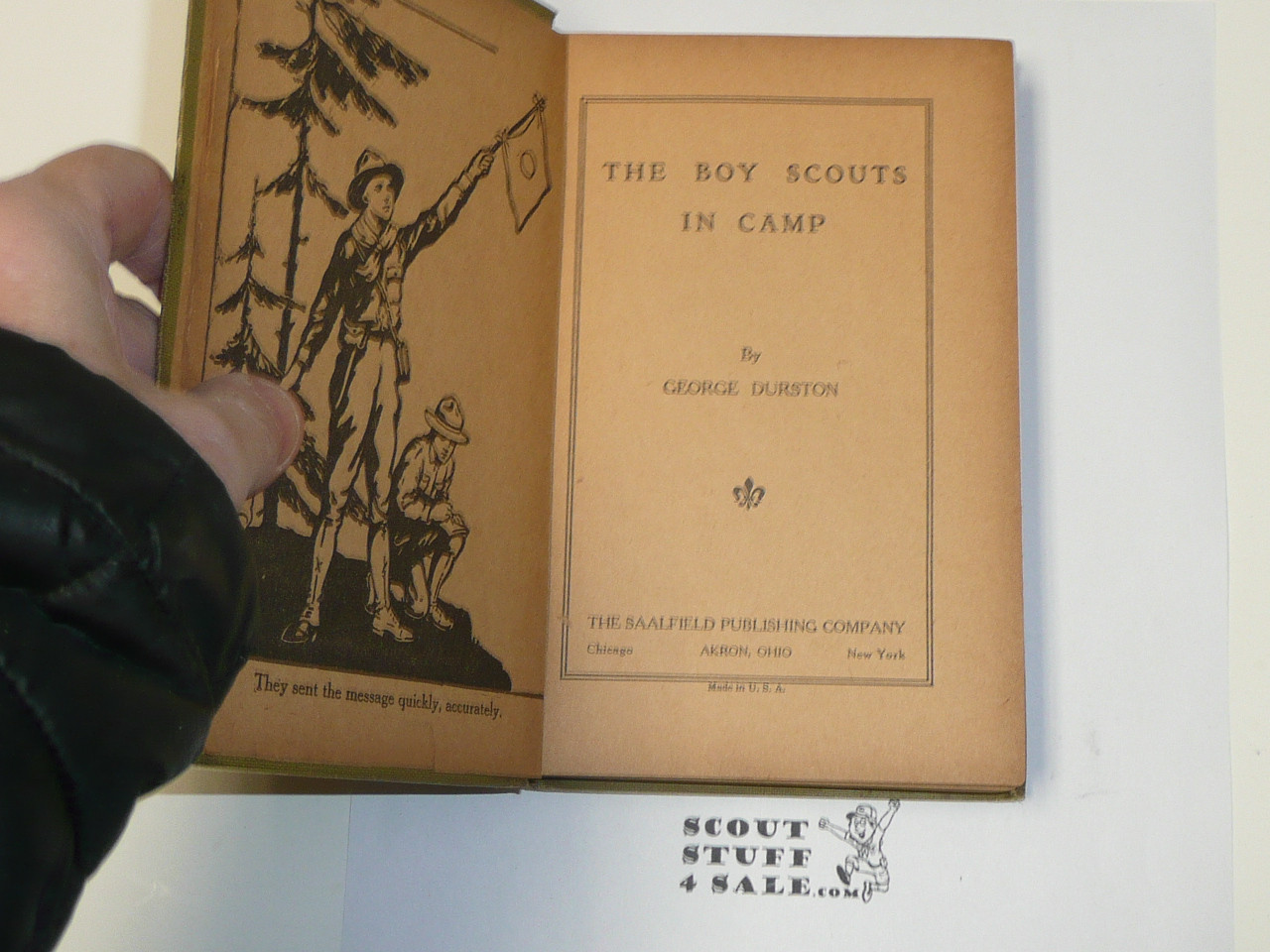 The Boy Scouts in Camp, By George Durston, 1921, Boy Scout Story Book