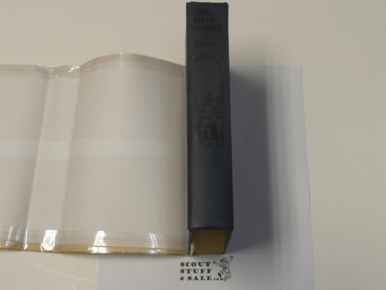 The Boy Scouts in Camp, By George Durston, 1921, Hardbound with Dust Jacket, Boy Scout Story Book