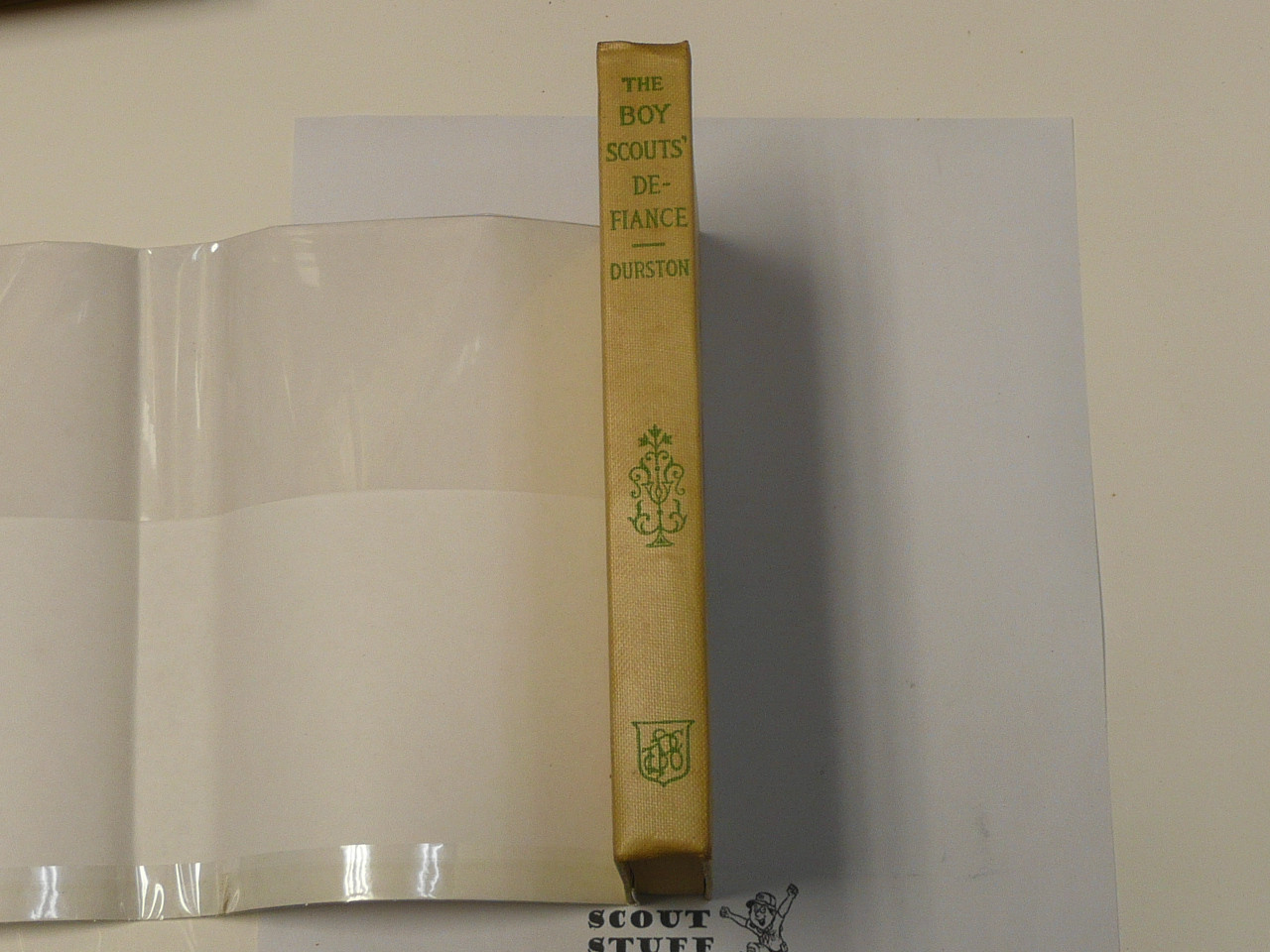 The Boy Scouts' Defiance or Will Ransier's Heroie Act, By Colonel George Durston, 1912, Hardcover with Dust Jacket, Boy Scout Series Volume 10