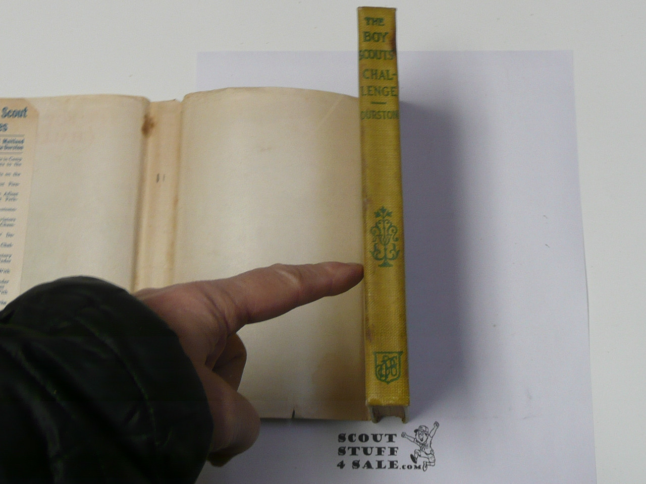 The Boy Scouts' Challenge or Will Ransier's Great Problem, By Colonel George Durston, 1912, Hardcover with Dust Jacket, Boy Scout Series Volume 11
