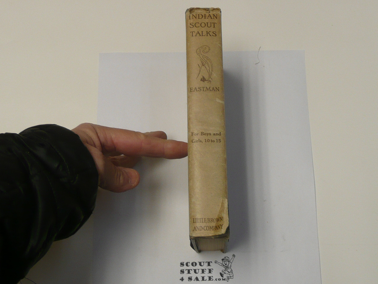 Indian Scout Talks: A Guide for Boy Scouts and Camp Fire Girls, By Charles A. Eastman, 1914, 1923 Printing, Hardbound with Dust Jacket