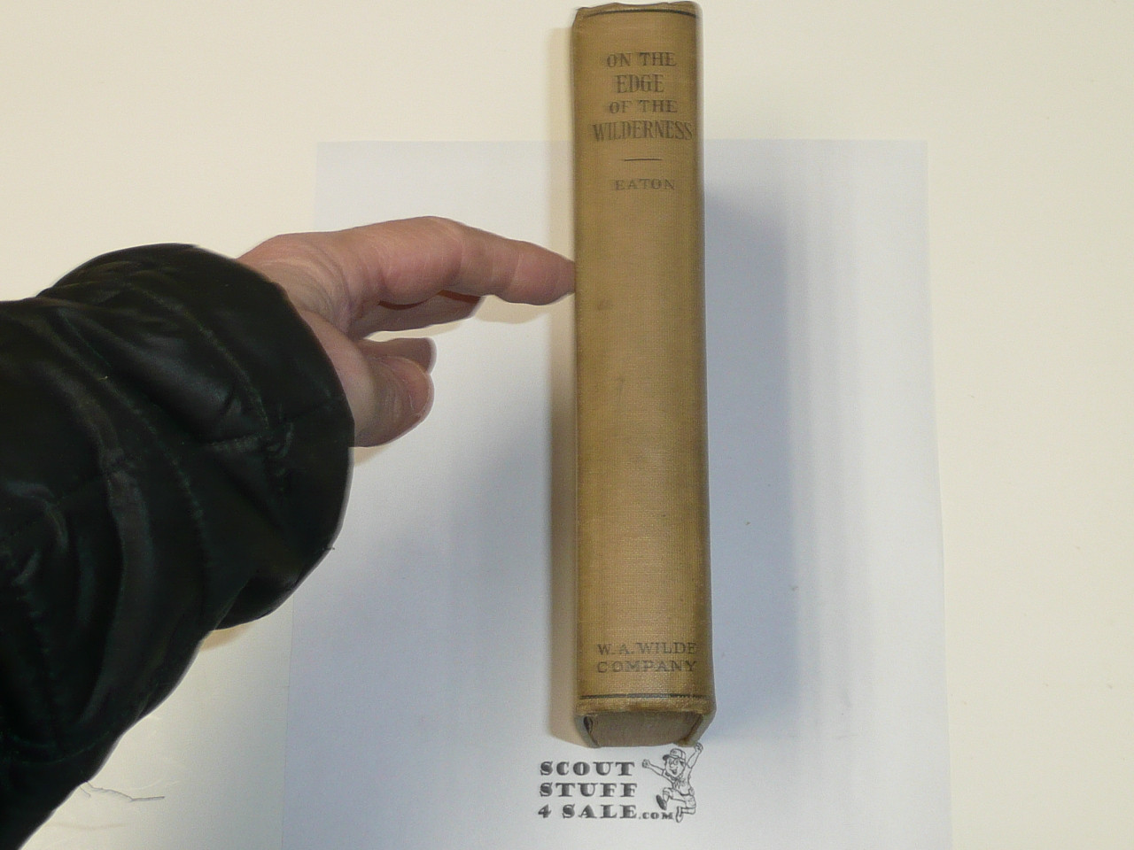 On The Edge of the Wilderness - Tales of Our Wild Animal Neighbors, By Walter Prichard Eaton, 1920 First Edition, Hardbound, Boy Scout Story Book