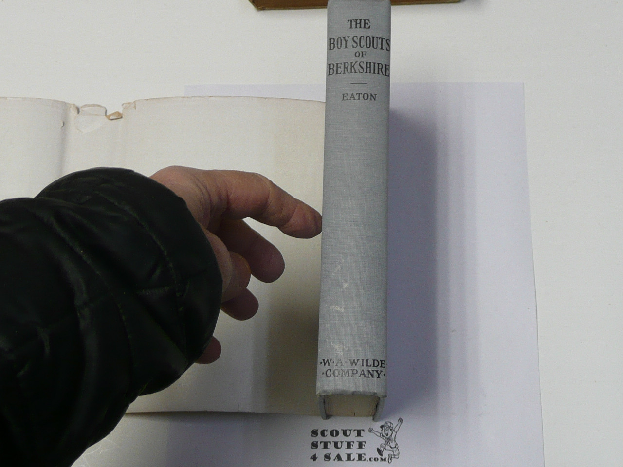 The Boy Scouts of Berkshire, By Walter Prichard Eaton, 1912 First Edition, Hardbound with Dust Jacket, Boy Scout Story Book