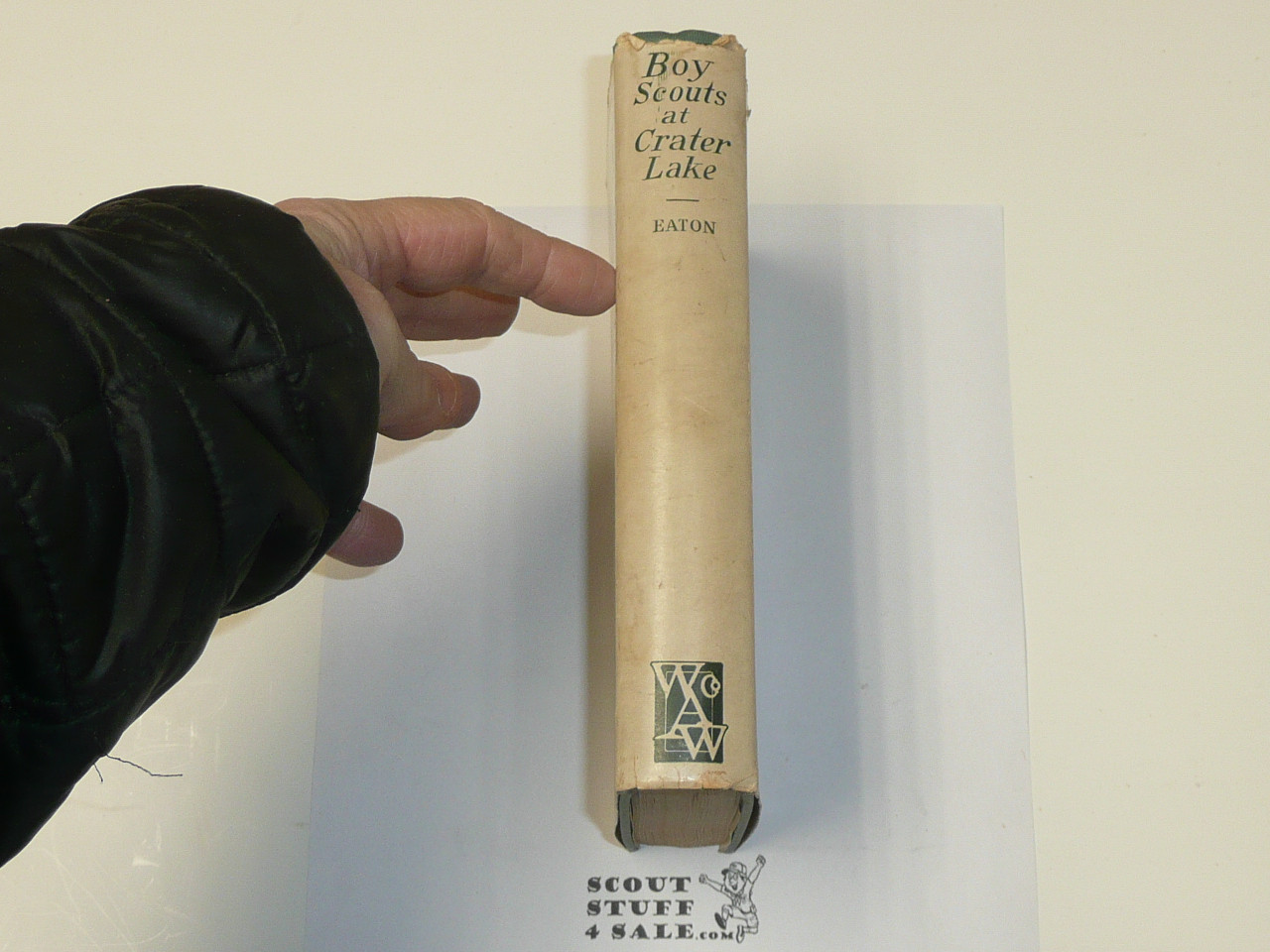 Boy Scouts at Crater Lake, By Walter Prichard Eaton, 1922 First Edition, Hardbound with Dust Jacket, Boy Scout Story Book