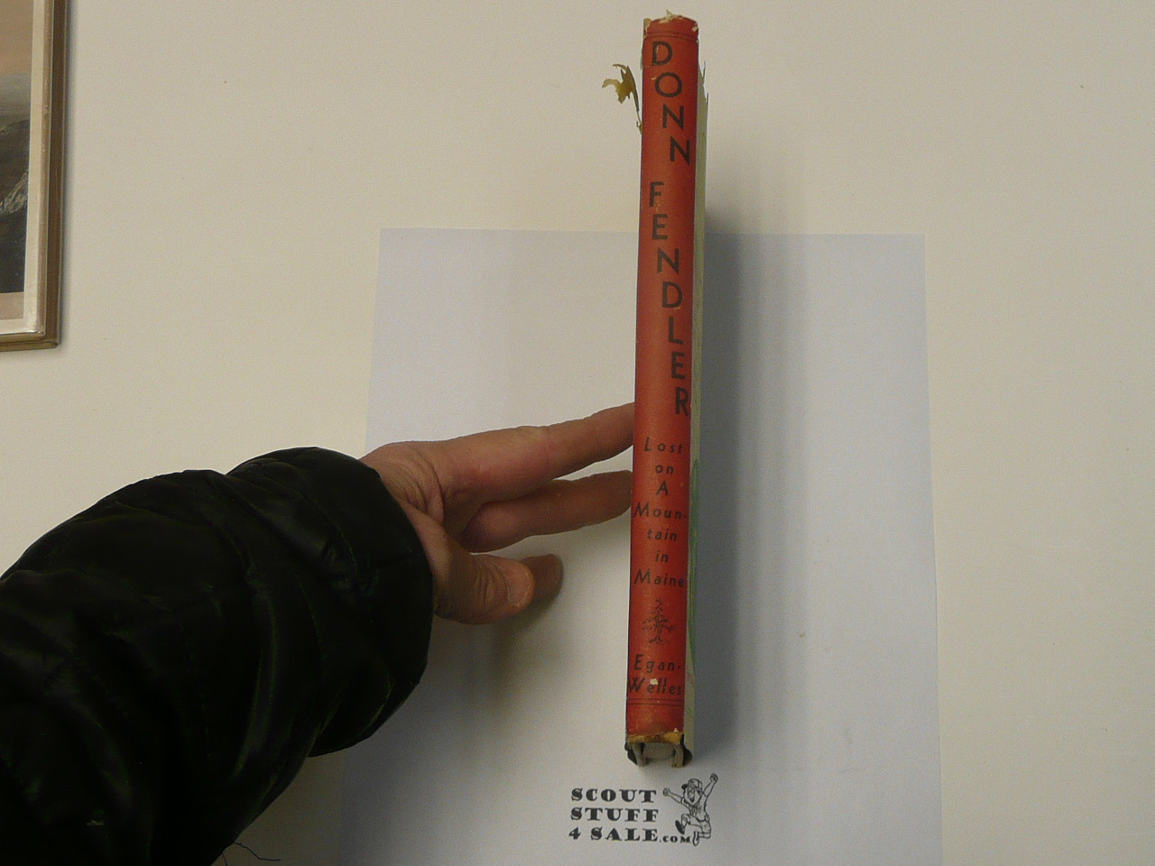 Donn Fendler Lost on a Mountain in Maine, 1939 First Edition, Fourth Printing, Hardbound with dust Jacket