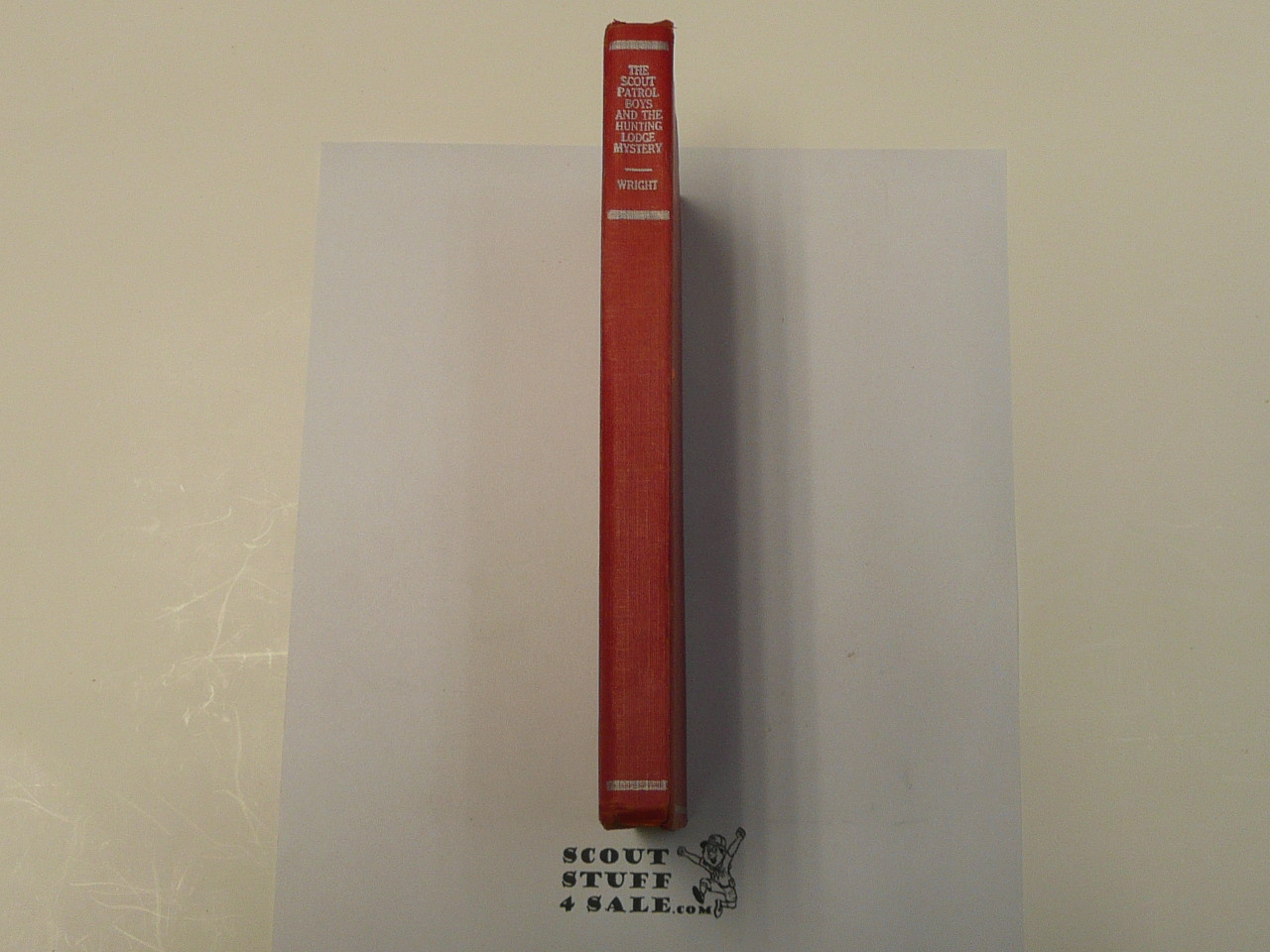 The Scout Patrol Boys and the Hunting Lodge Mystery, By Jack Wright, 1933, Hardbound, Boy Scout Story Book