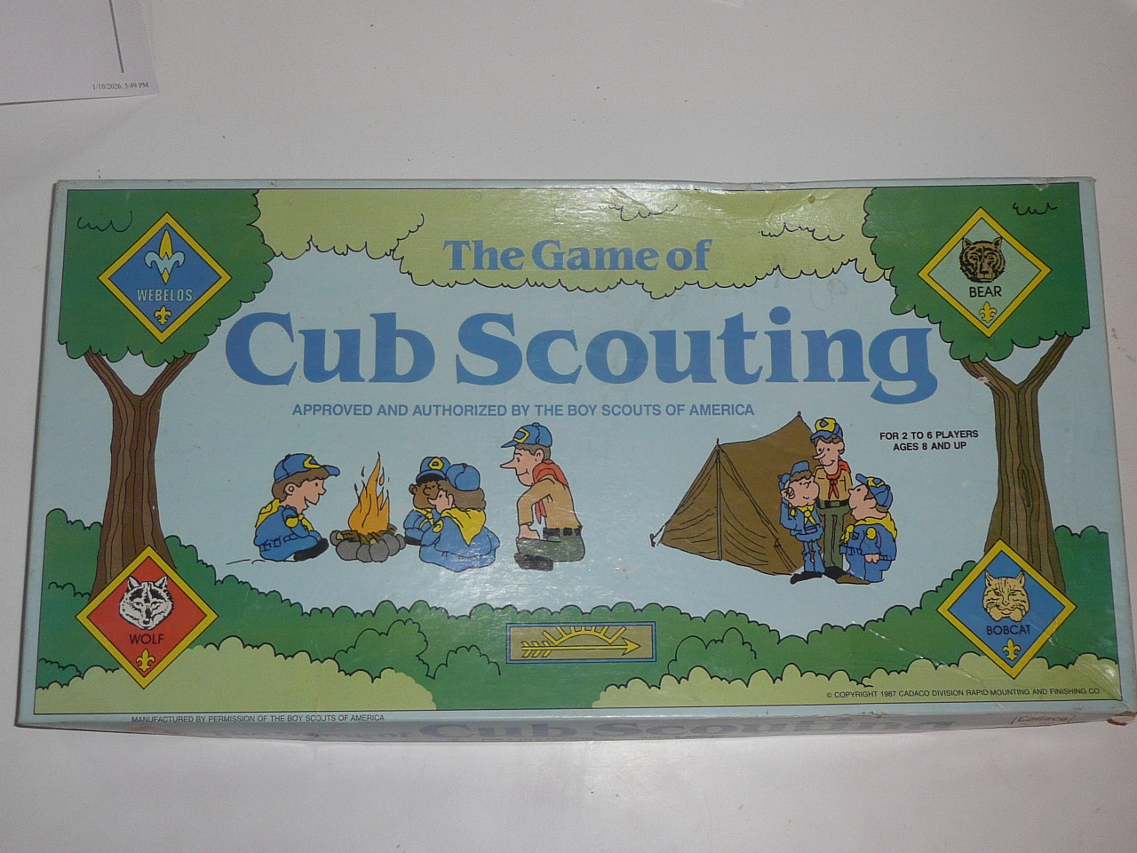 The Game of Cub Scouting, 1987, Complete with Board and Pieces