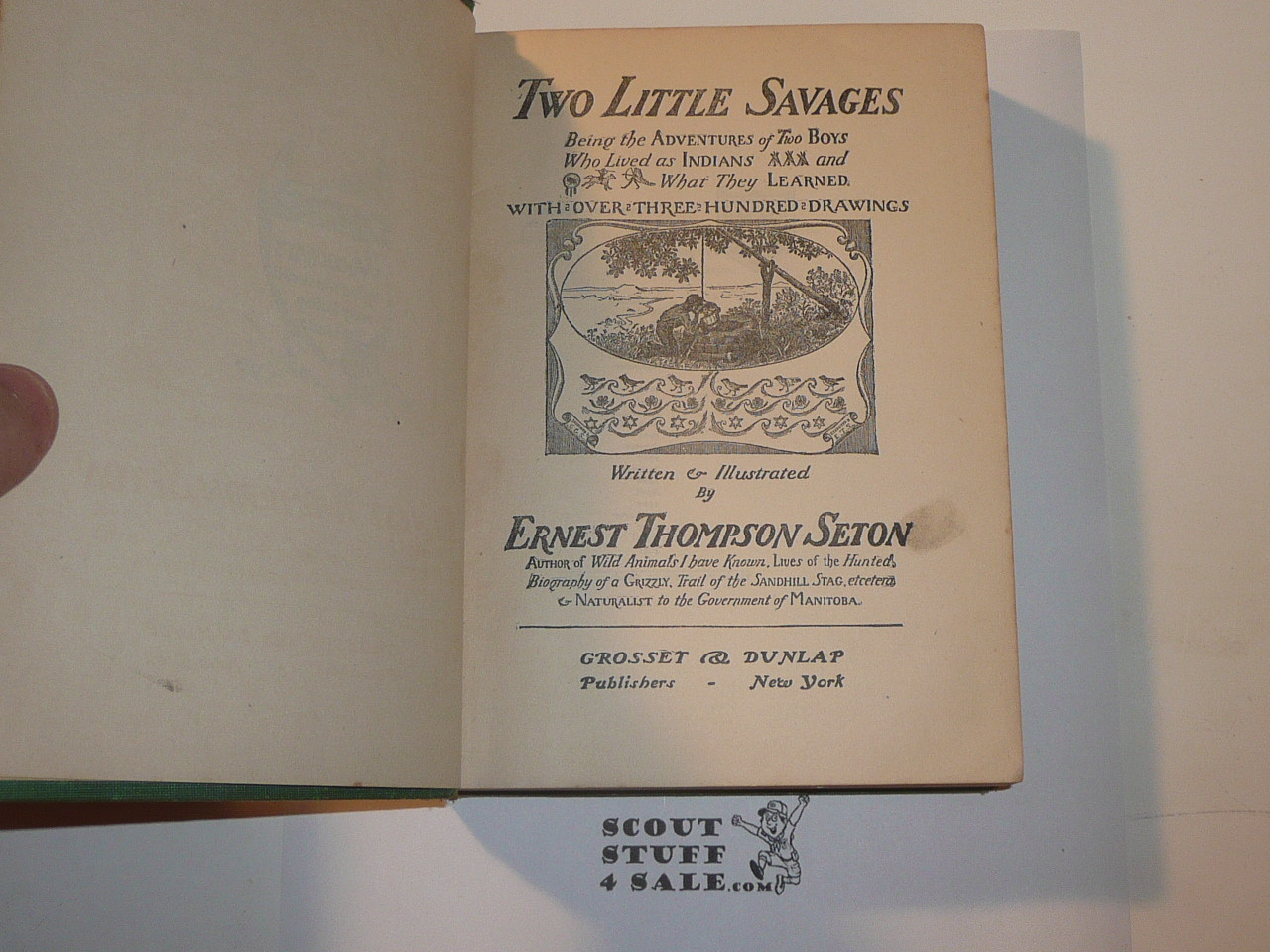1911 Two Little Savages, By Ernest Thompson Seton, 1917 Printing, #2