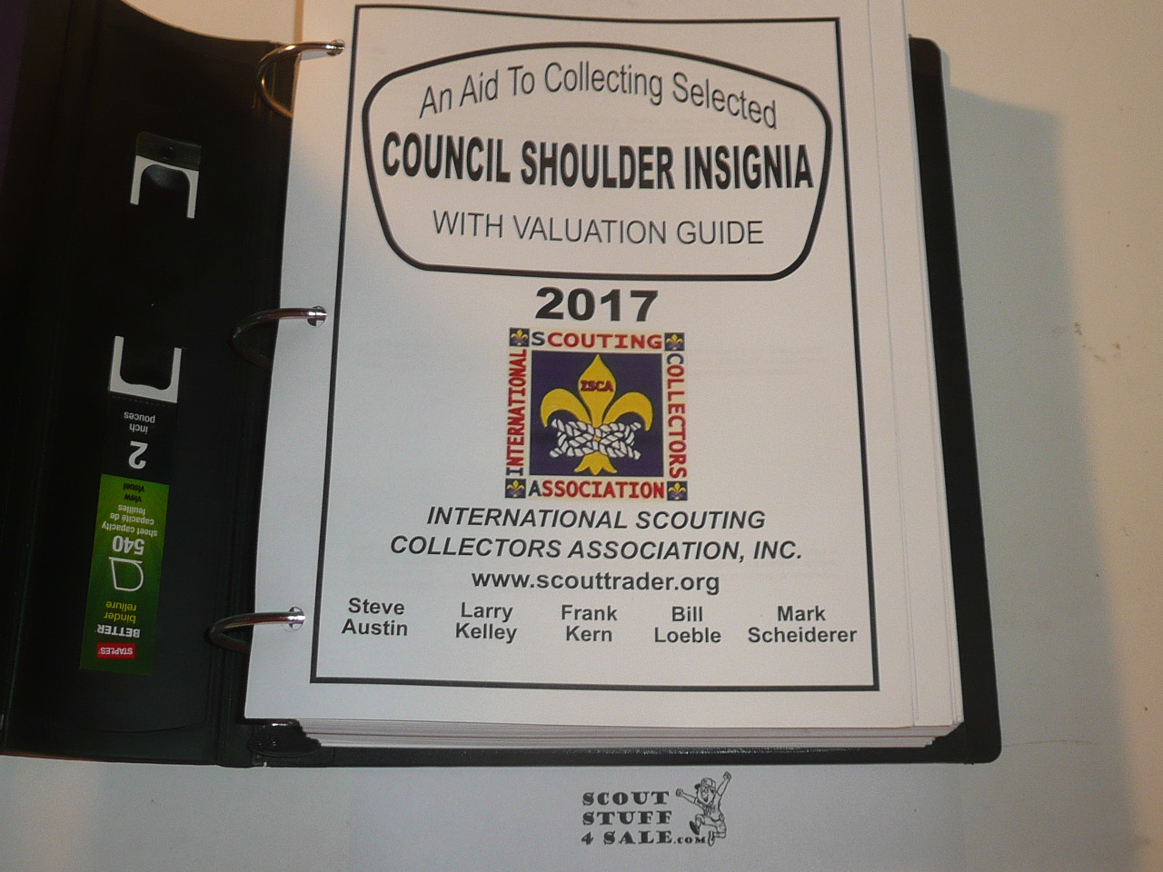 An Aid to Collecting Selected Council Insignia Patches with Valuations, by Austin Kelley Kern Loeble Scheiderer, 2017
