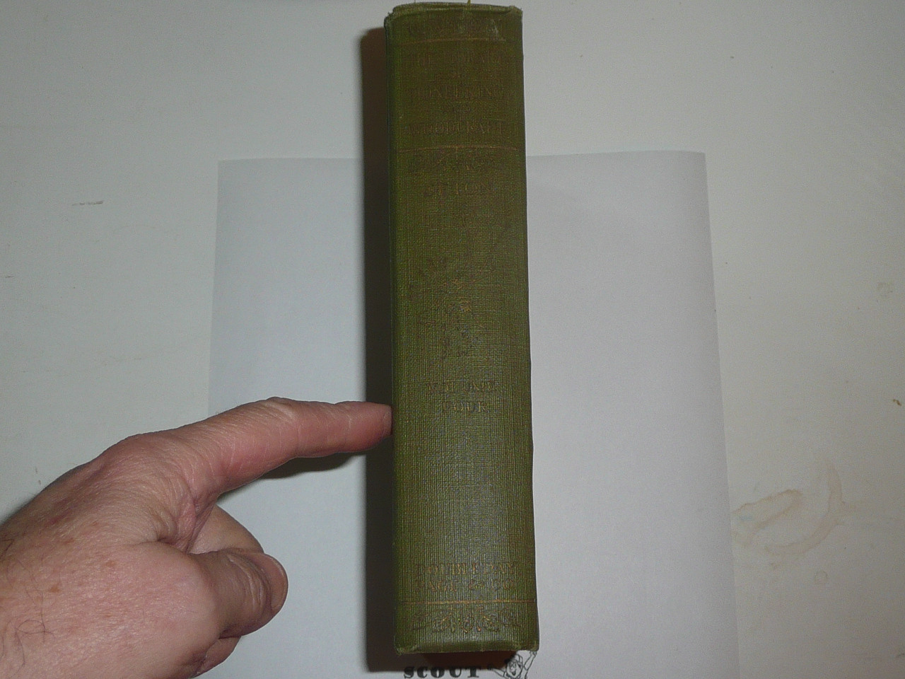 THE LIBRARY OF PIONEERING AND WOODCRAFT By Ernest T. Seton, 1925, 6 Vol. Set Books BUT only vol 6 here, The Book of Woodcraft and Indian Lore