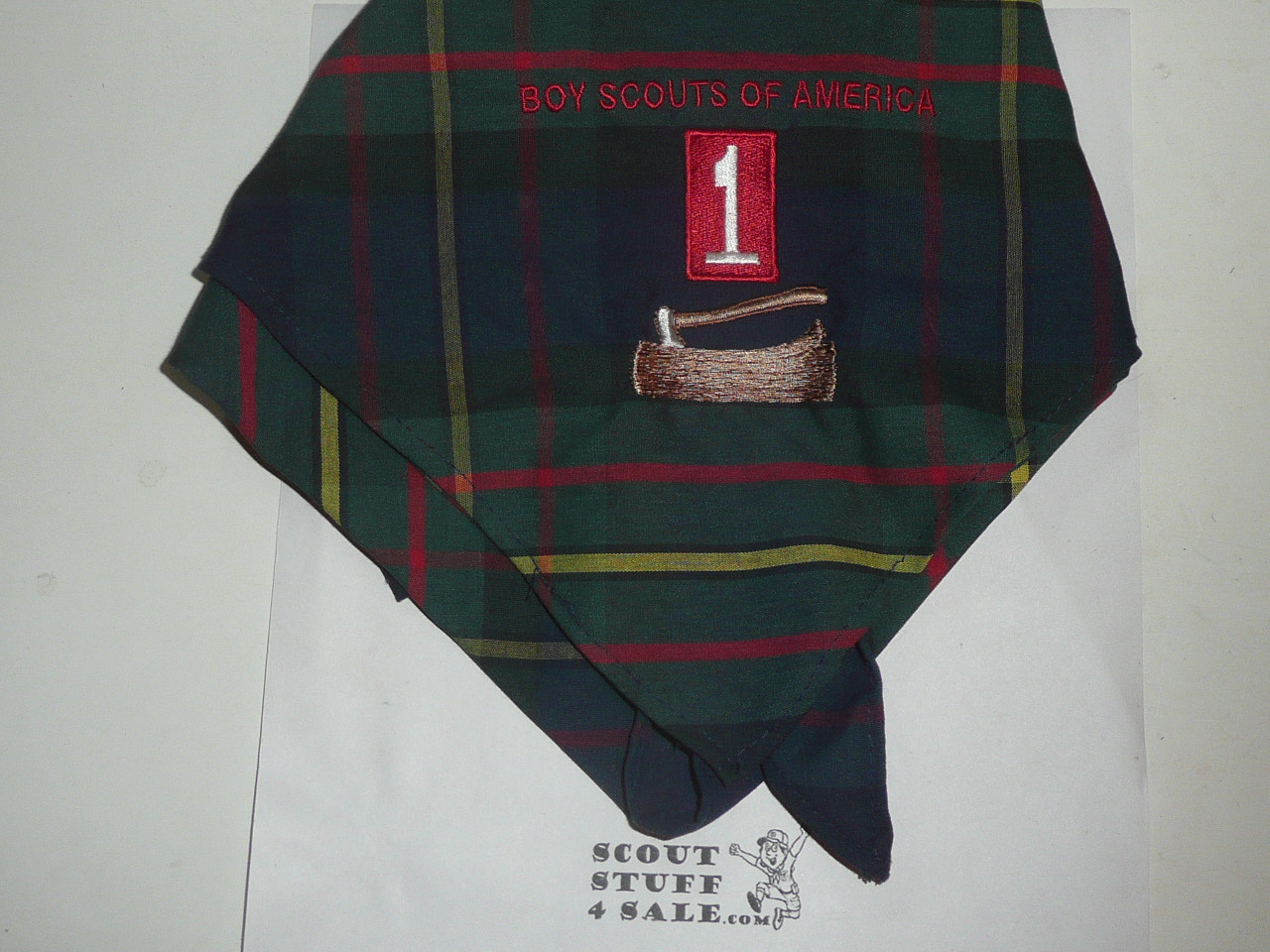 Wood Badge Gilwell Troop 1 Tartan Neckerchief