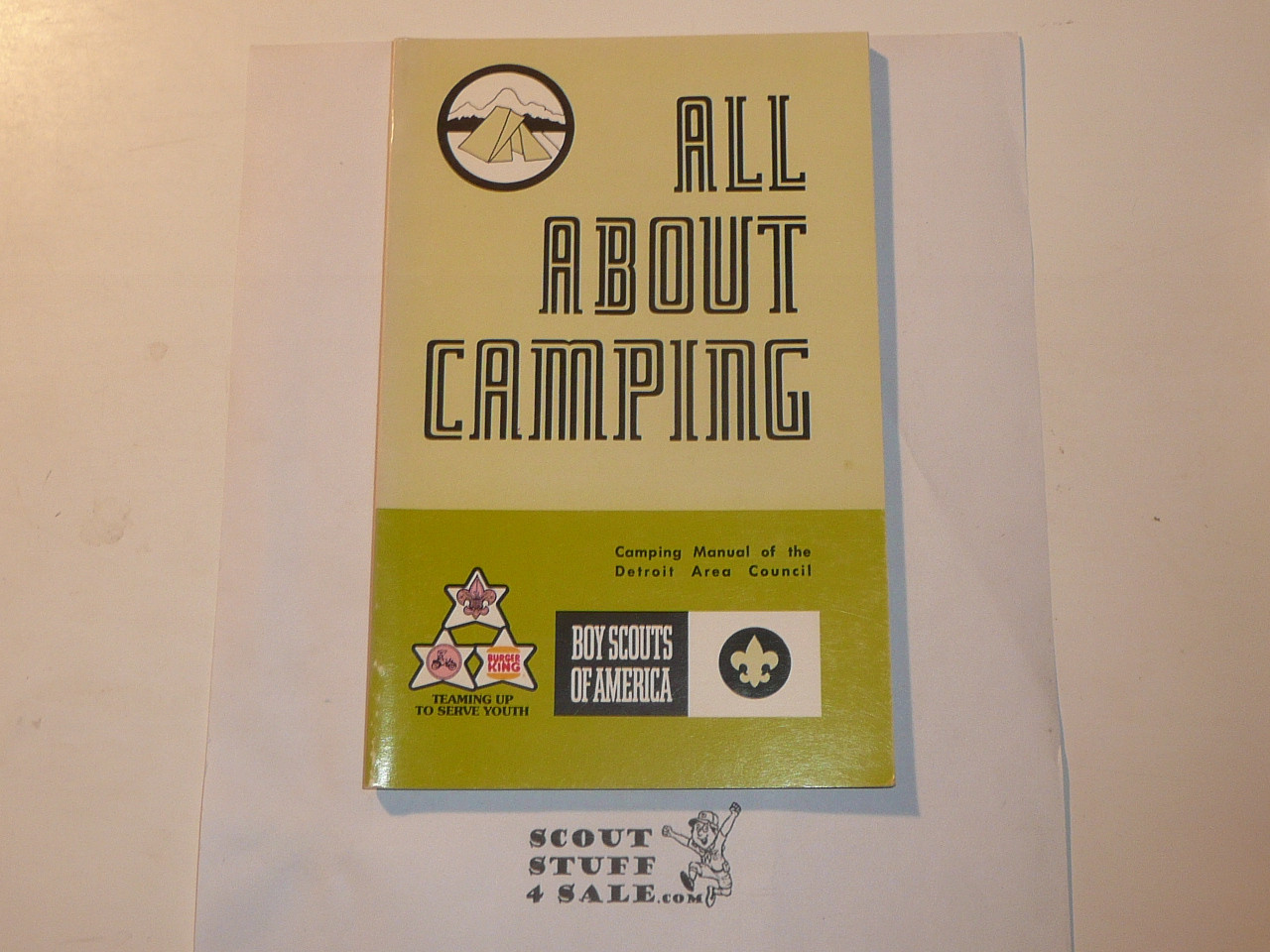 All About Camping, Camping Manual of the Detroit Area Council, 3rd edition, 1975