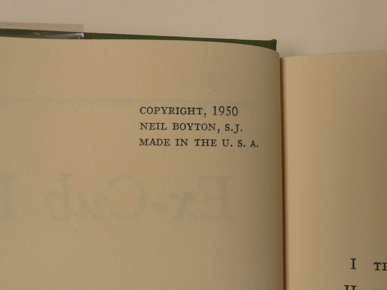 Ex-Cub Fitzie, By Neil Boyton S.J., 1950 First Edition, Hardbound with dust jacket, Boy Scout Story Book