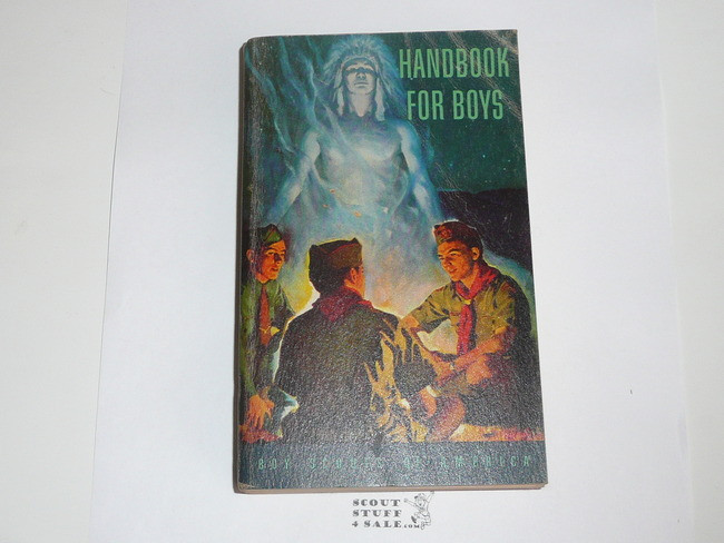 1955 Boy Scout Handbook, Fifth Edition, Eighth Printing, Litely Used condition