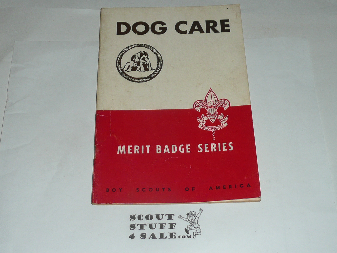 Dog Care  Merit Badge Pamphlet, Type 5, Red/Wht Cover,1-48 Printing