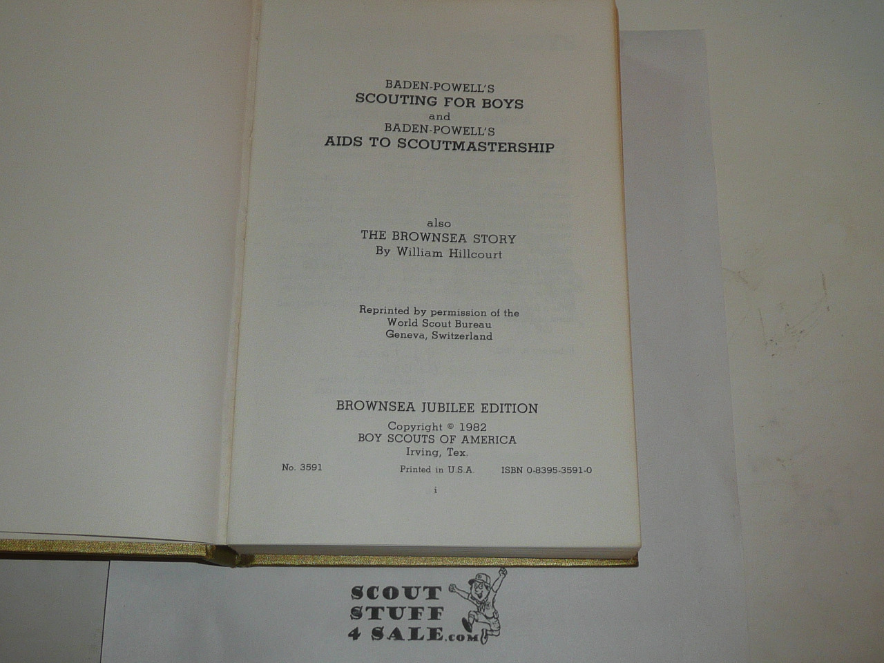 Scouting for Boys AND Aids to Scoutmastership, By Robert Baden-Powell, Brownsea Jubilee Edition, Hardbound, MINT, 1982 by the BSA