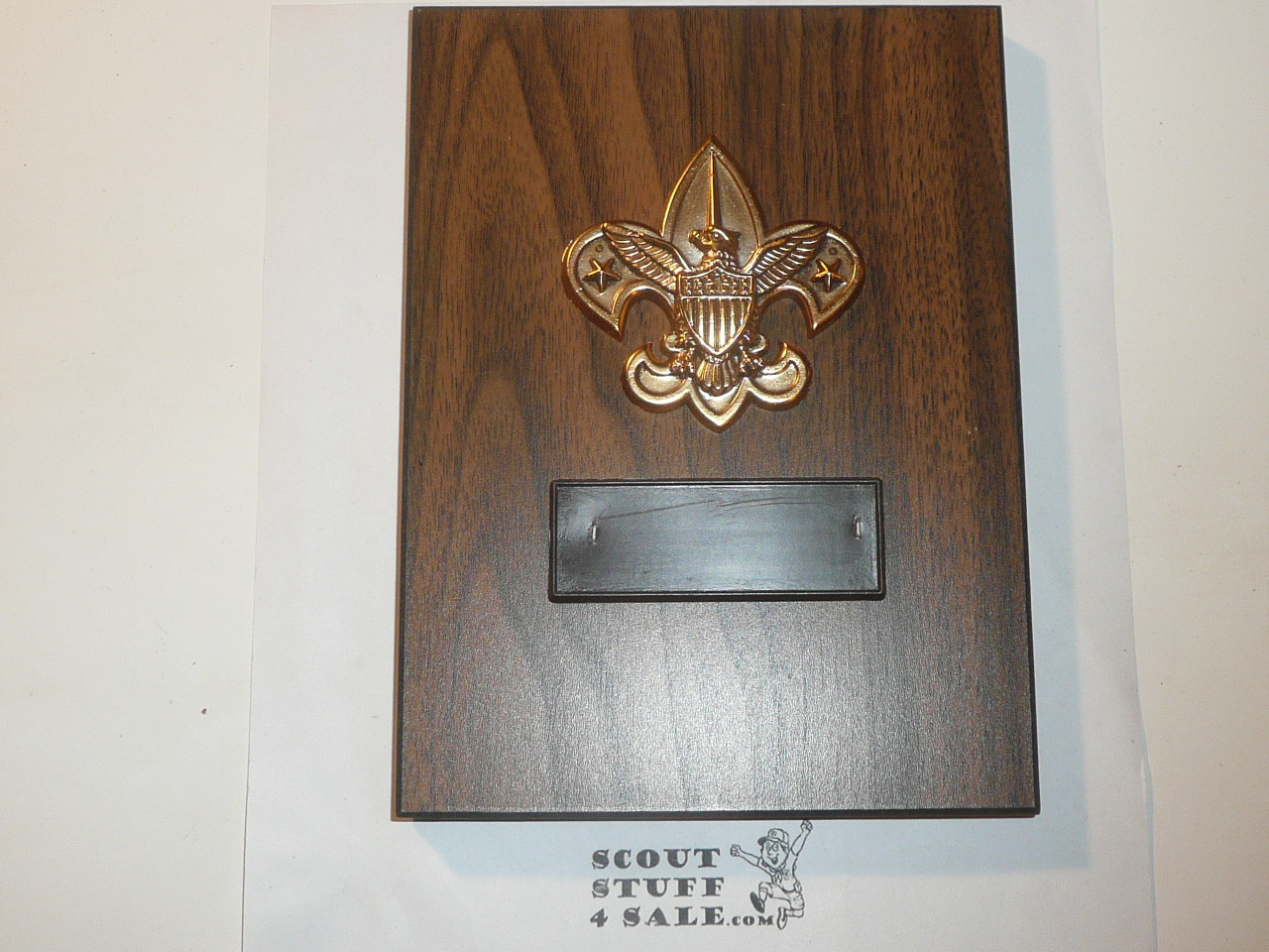 1970's Boy Scout Award Plaque, New in Box