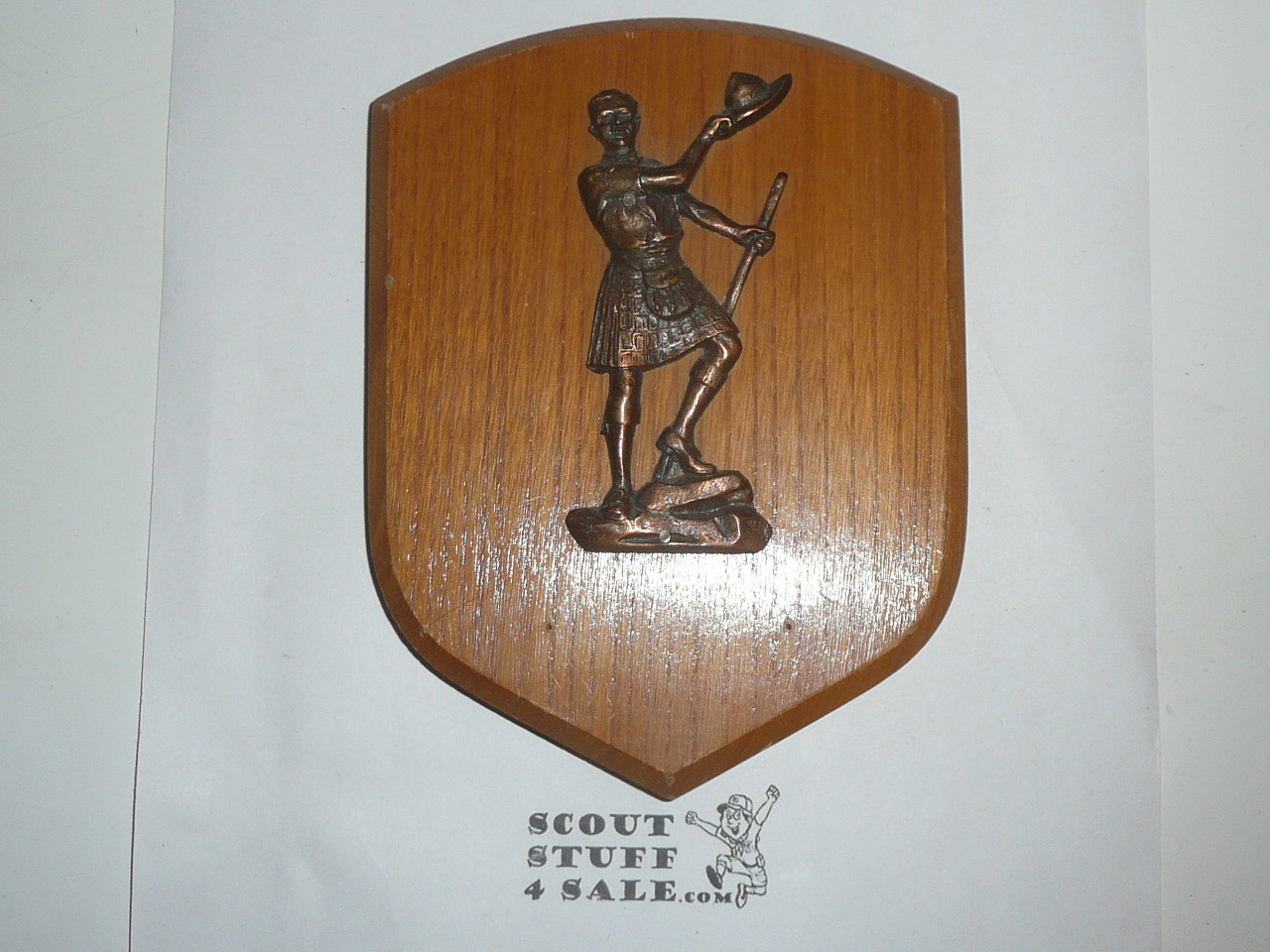 Early Scottish Boy Scout Wall Plaque