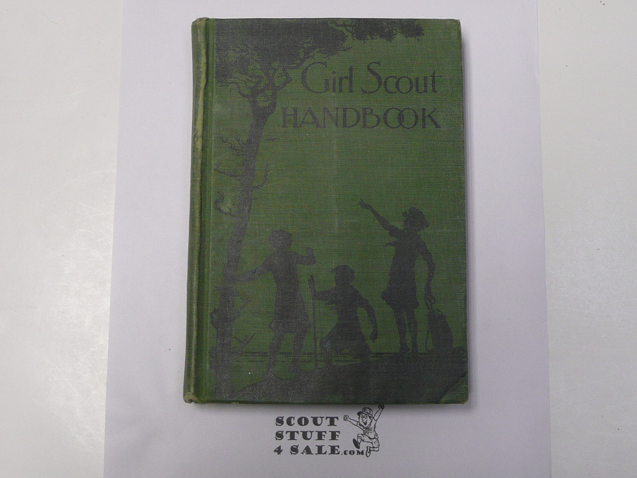 1930 Official Girl Scout Handbook, hardbound, 6-30 Printing