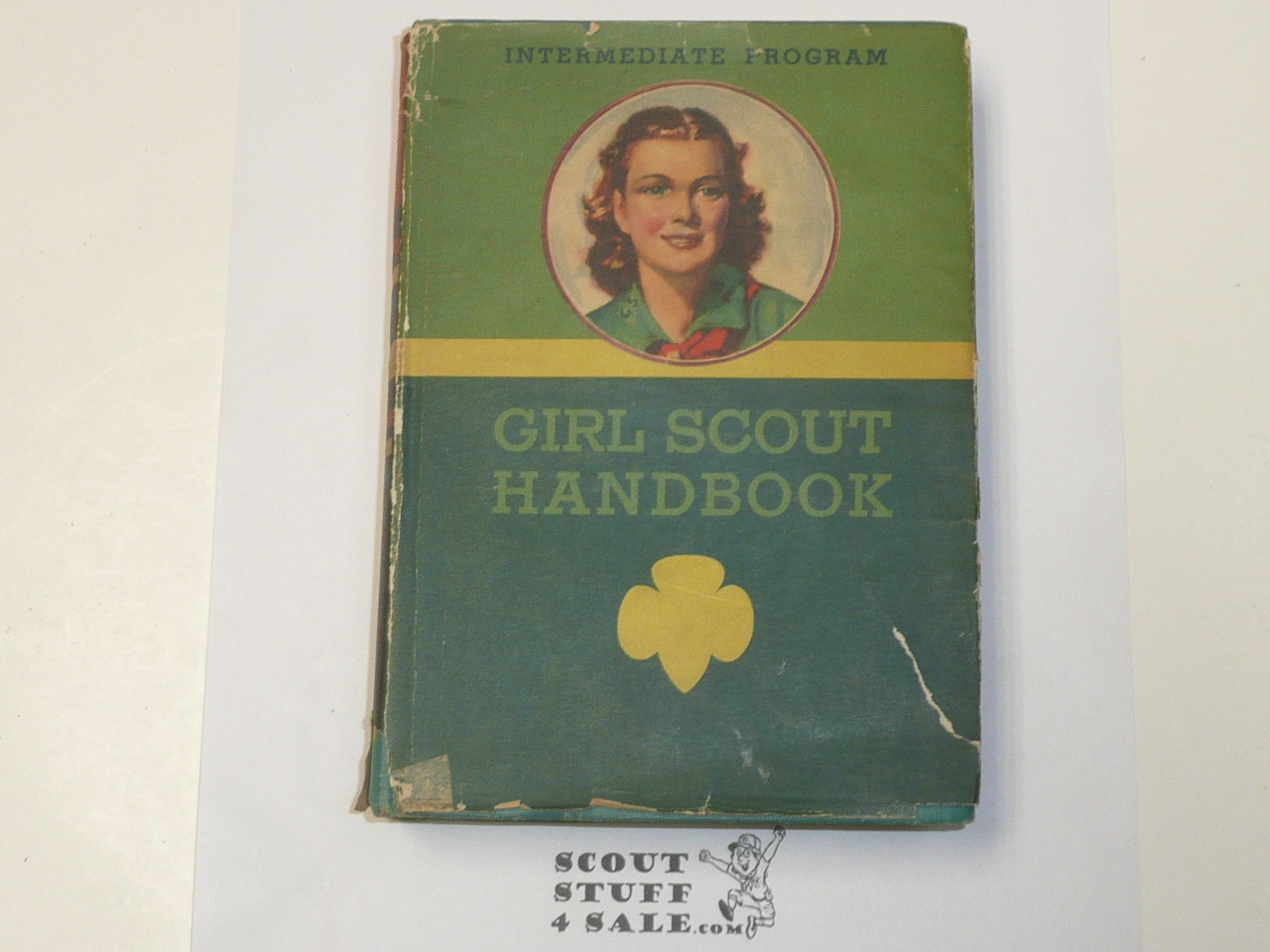 1942 Official Girl Scout Handbook, hardbound, 1-42 Printing, 3rd printing, MINT with dust cover