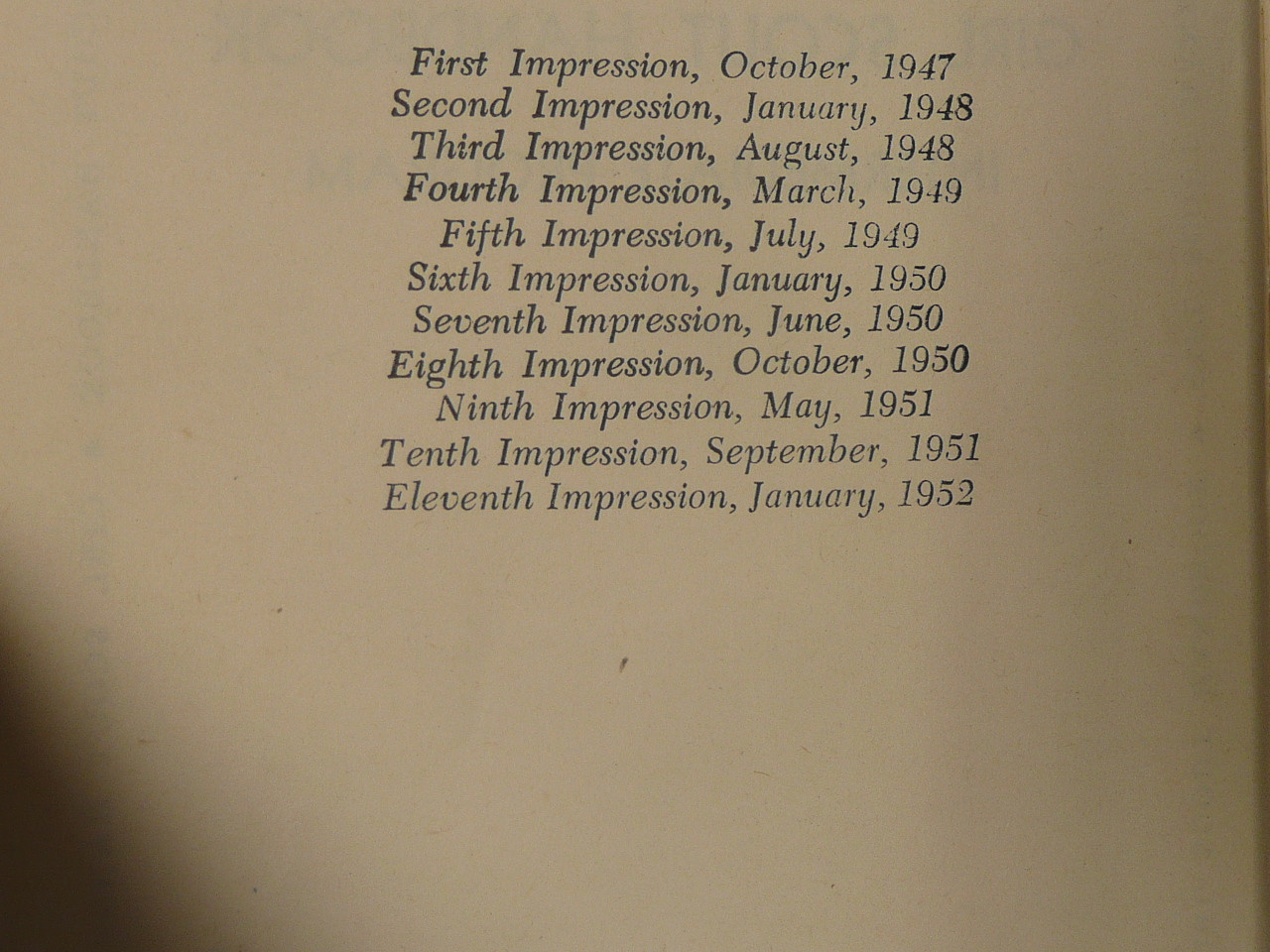 1952 Official Girl Scout Handbook, hardbound, 1-52 Printing, 11th printing, lite use
