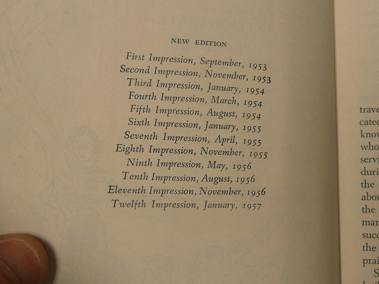 1957 Official Girl Scout Handbook, hardbound, 1-57 Printing, 12th printing, lite wear